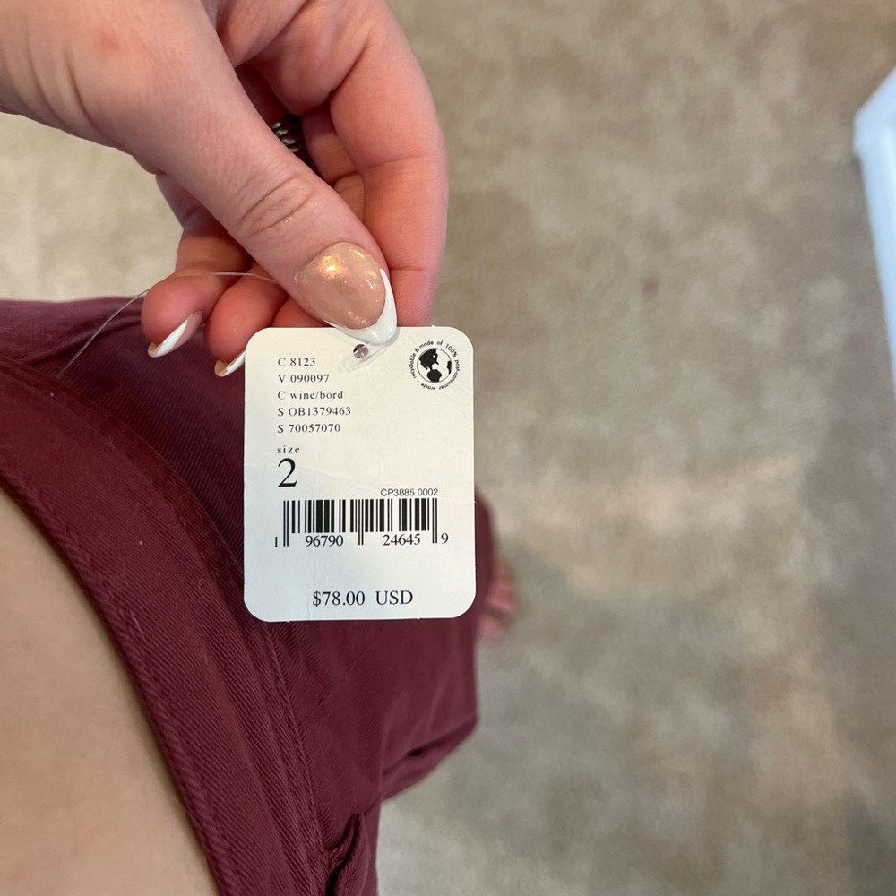 Free people low rise trouser - Picture 3 of 3